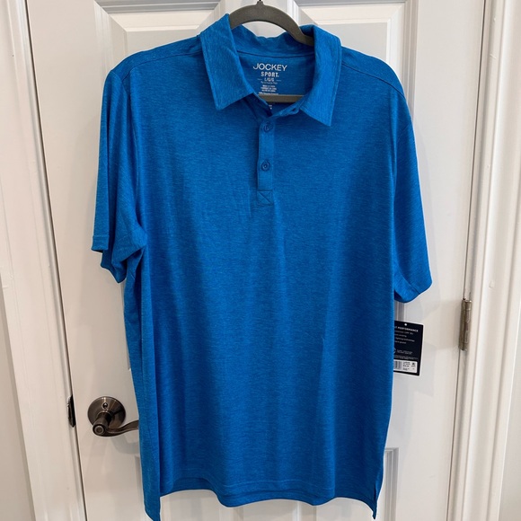 NWT Jockey Sport polo shirt Men’s sz L - Picture 1 of 4